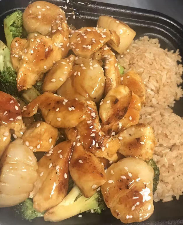 Chicken & Scallop Hibachi